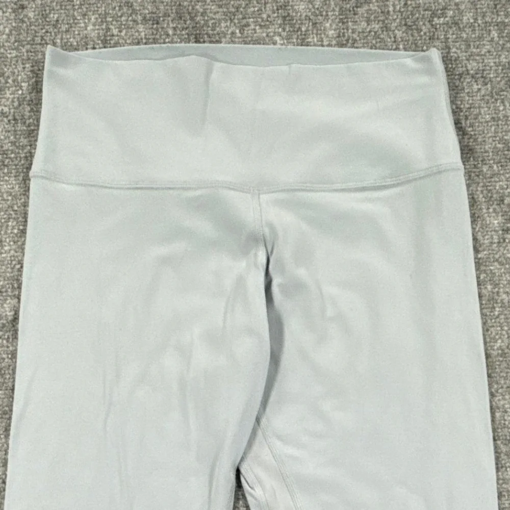 Lululemon Align Womens Size 10 Blue Gray High-Rise Crop 21 Nulu Leggings